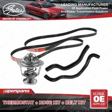 Gates Thermostat + Radiator Hose + Drive Belt Kit for Mazda 3 BM BN CX-5 2.0L