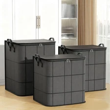 Waterproof Clothes Storage Bag Stackable Design with Secure Zipper Closure