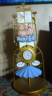 2025 Disneyland 70th Anniversary It's A Small World Clock Vault