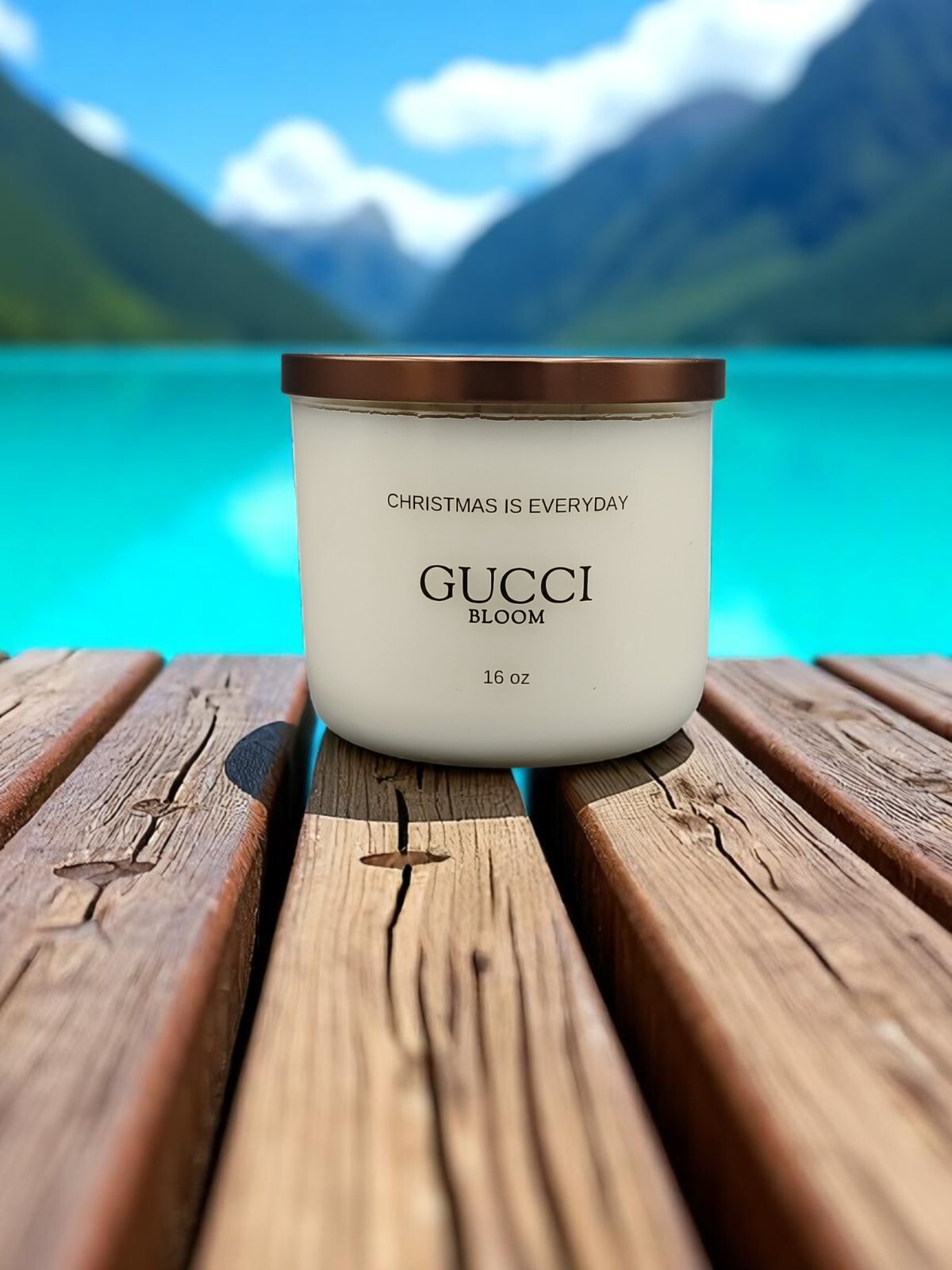 BLOOM Gucci type (dupe) CHRISTMAS is EVERYDAY CANDLE CO