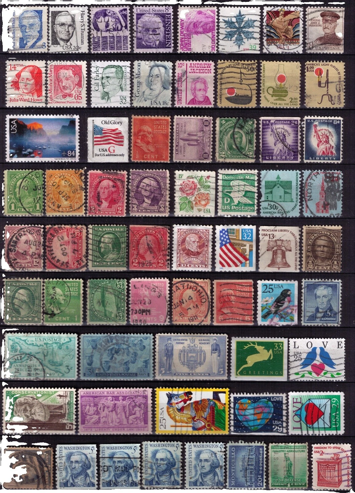 Colecciones y lotes de estampillas en todo el mundo patriótico