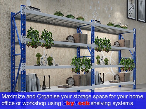 2.4x2M Garage Warehouse Steel Rack Storage Metal Shelves1600KG 2420BG - P1 - Picture 4 of 16