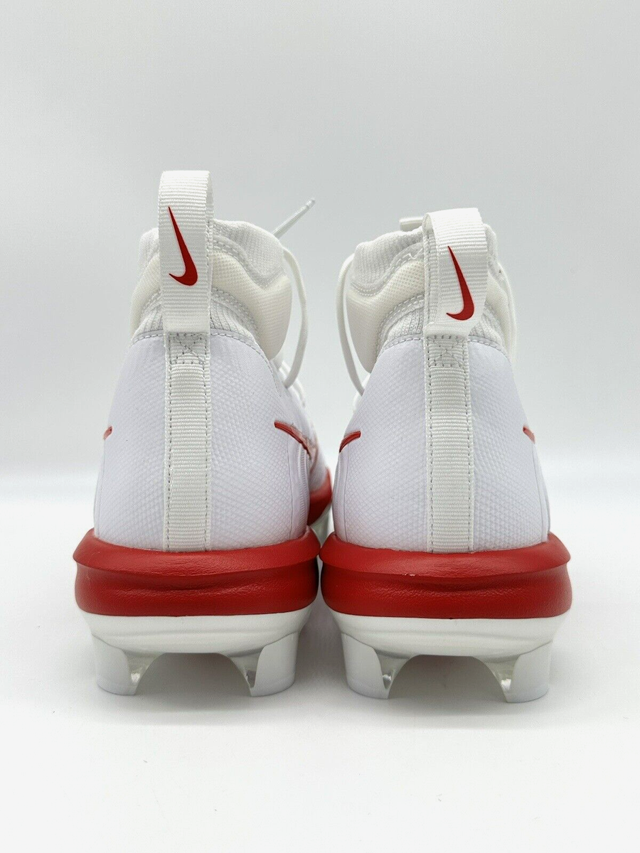 Nike Alpha Huarache NXT MCS Men's Size 12 White Red Baseball