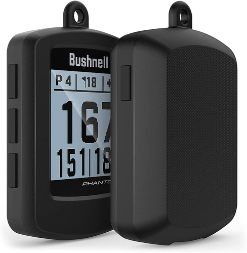TUSITA Custodia in silicone compatibile con Bushnell Phantom 2 - Nero