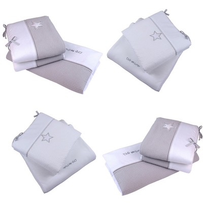 clair de lune silver lining cot bedding