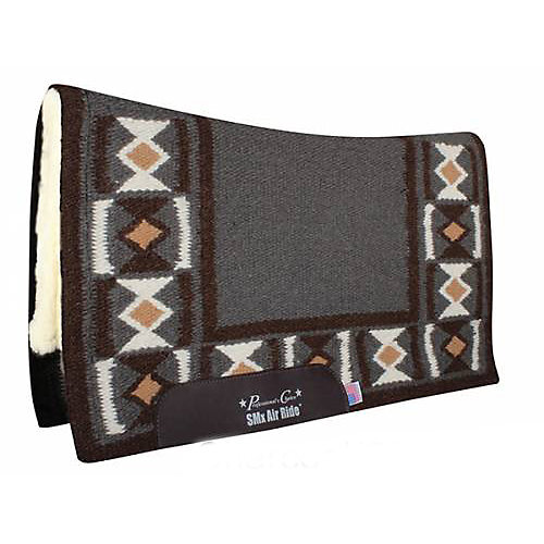 Professional's Choice Mesquite Saddle Pad - 30x34 Inch Wool Equestrian Riding Pad