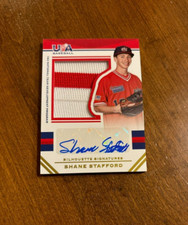Shane Stafford 2017 USA Baseball Stars Silhouette Auto Game Patch #152 /25
