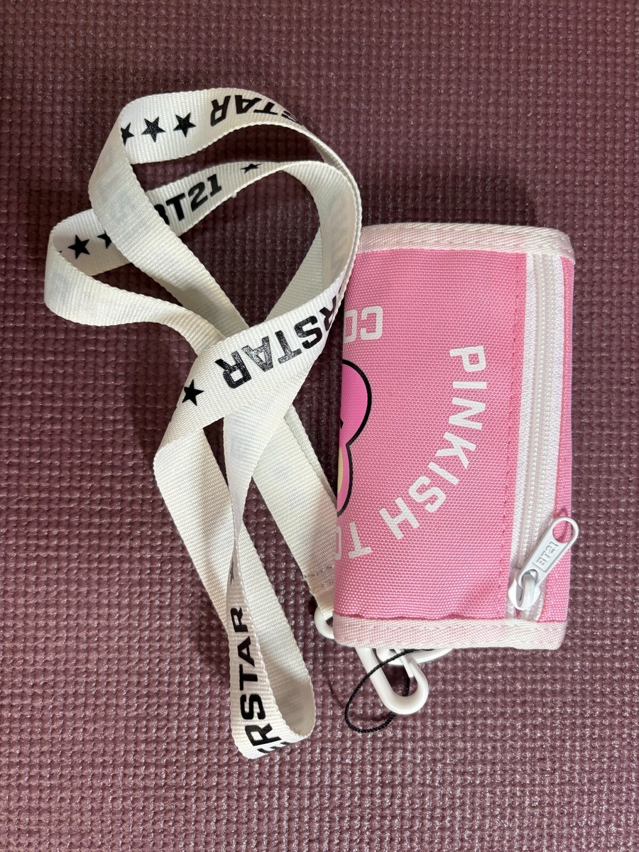 BTS BT21 Official Folding Wallet with Neck strap( Cooky ) | eBay