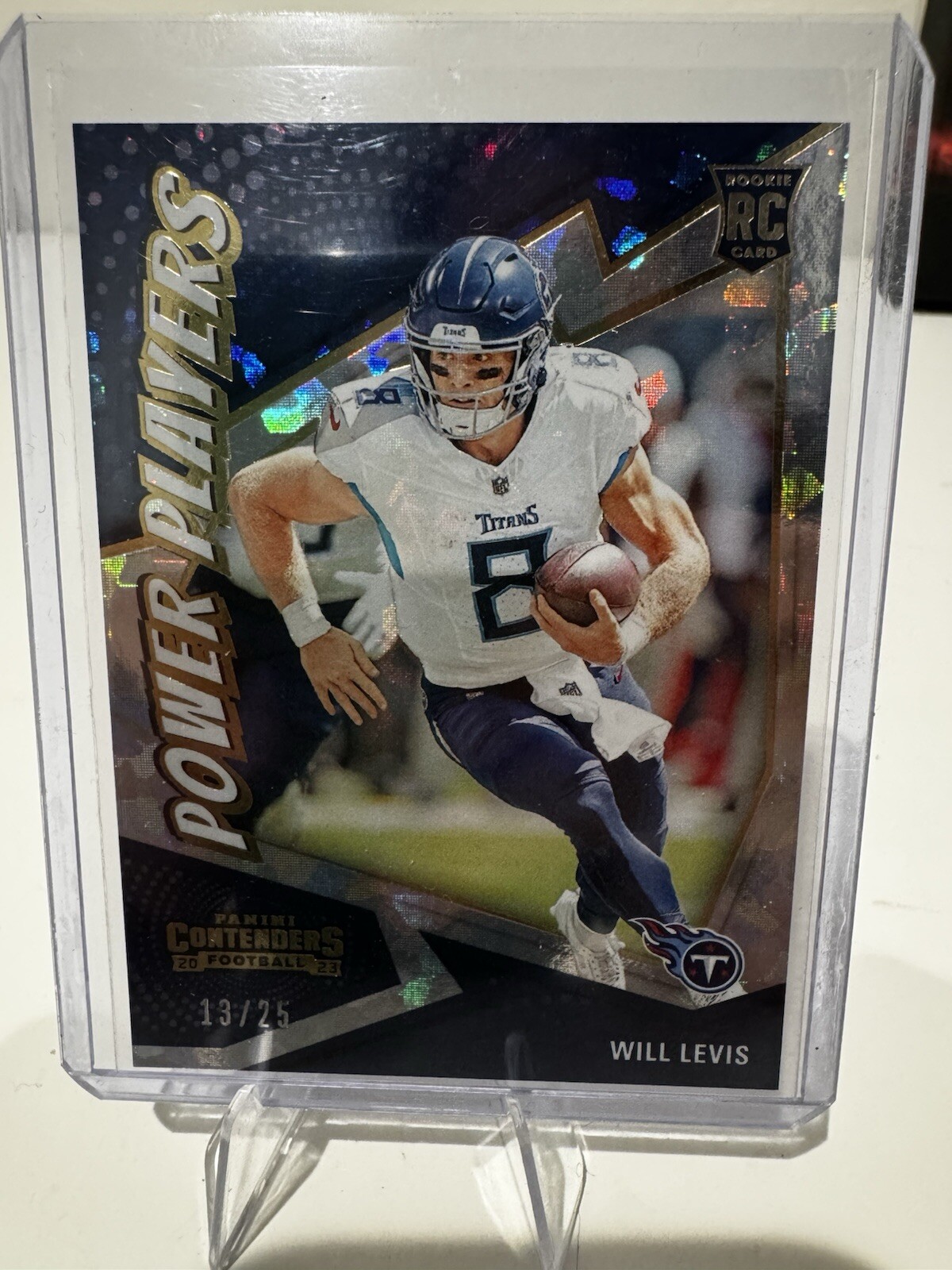 2023 Will Levis Contenders Power Players Cracked Ice /25 Rookie