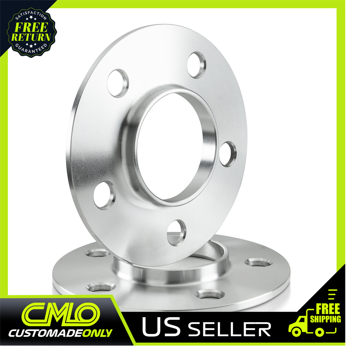 2pc 5mm Hubcentric Wheel Spacers | 5X100 | 54.1 Hub to 73.1 Wheel