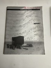 The Bose LifeStyle 30 System Instruction Manual Owner's Guide 1997 