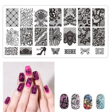 PICT YOU Manicure Stamping Plates Nail Art Stamp Templates Stainless Steel Image