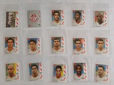Lot 15 Stickers Images TUNISIE Ben Achour Panini FIFA WORLD CUP GERMANY 2006