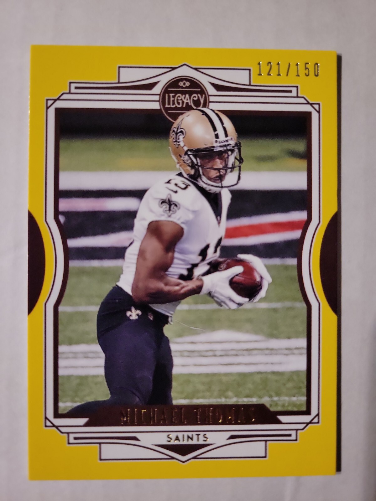 2021 Panini Legacy Michael Thomas 121/150 Yellow #32 New Orleans Saints F6