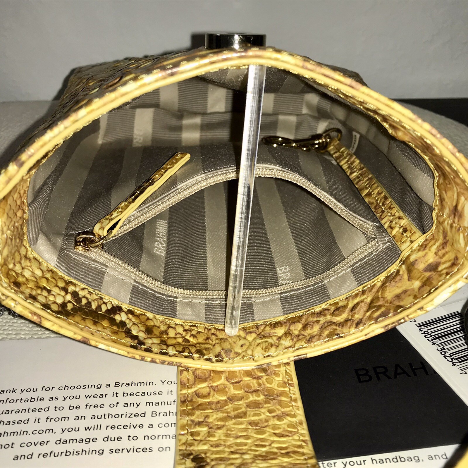 Brahmin CANARY SOLID MELBOURNE Marley Crossbody eBay