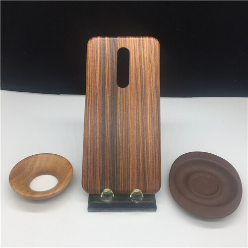 For OnePlus 8T 8 7 Pro 6 walnut Enony Wood Rosewood Apricot Slim Back Case Cover - Picture 13 of 13