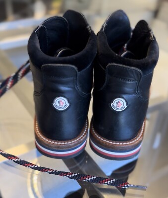 Moncler Leather Ankle Boots 37 | eBay