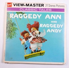View-Master Raggedy Ann  Raggedy Andy - 3 reel packet B406