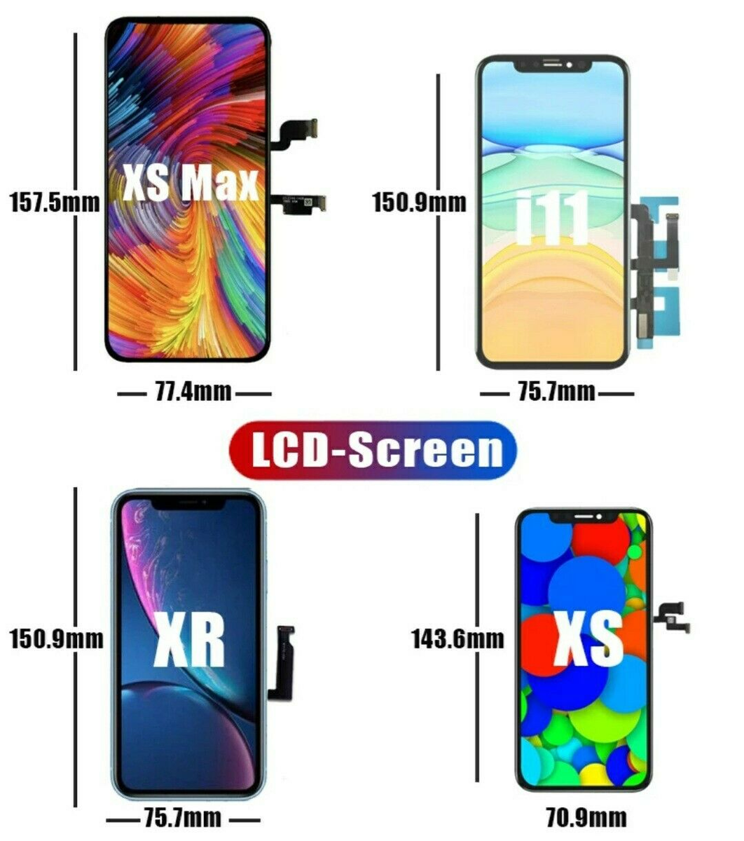 LCD Display Touch Screen Digitizer Lot For Apple iPhone 12 X XR 11