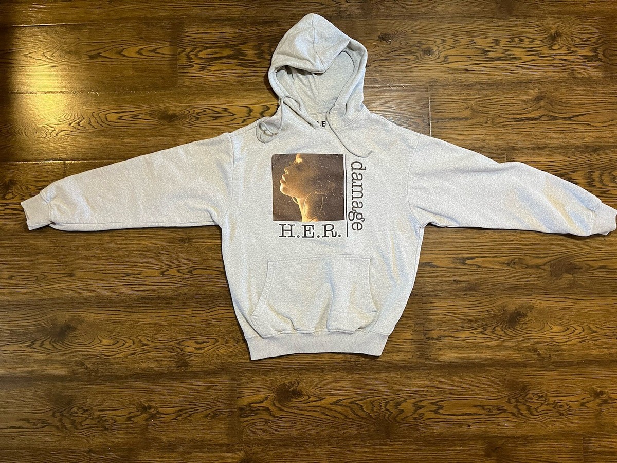 H.E.R. Damage Concert Pullover Graphic Hoodie Sweatshirt