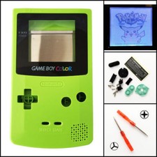 GBC Nintendo Game Boy Color Frontlit Frontlight Front Light Kit Kiwi Green