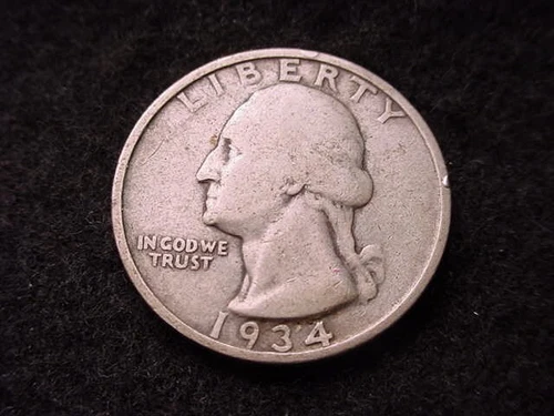 1934-D WASHINGTON QUARTER SUPERIOR KEY DATE COIN!!    #40