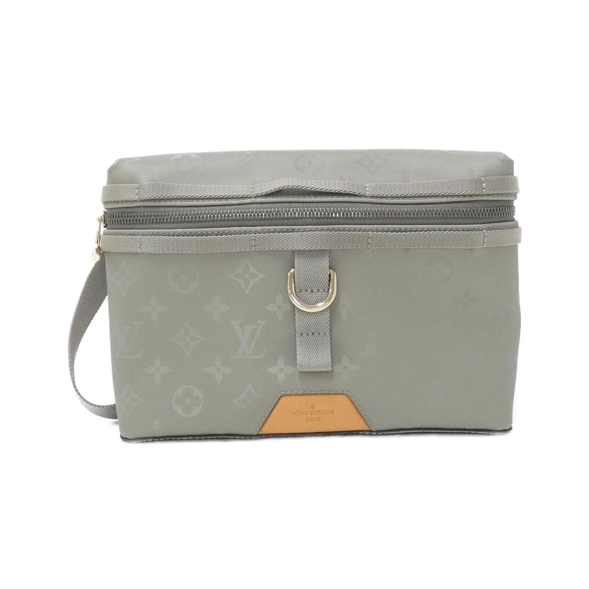 Authentic LOUIS VUITTON Monogram Titanium Messenger PM M43889 Shoulder bag  #