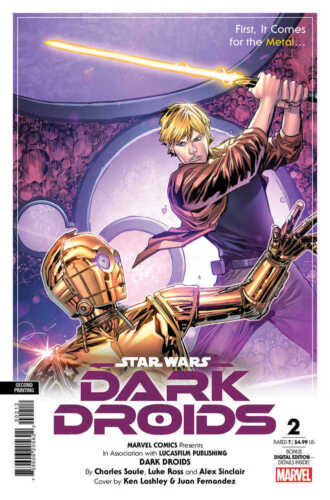 Star Wars: Dark Droids 2 Ken Lashley 2nd Print Variant [Dd] - Picture 1 of 1