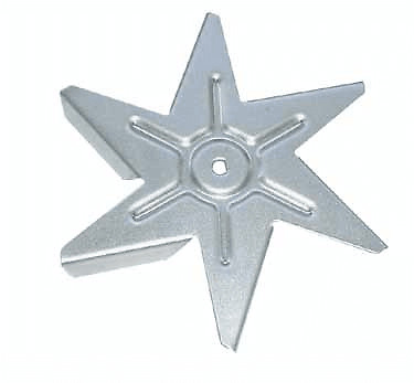 Hélice turbine pour four Scholtes C00138825 avec pales incurvées pour flux d'air thermique