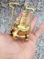 1pc Vintage miniature brass pot stove cooker mini handmade small decor antique