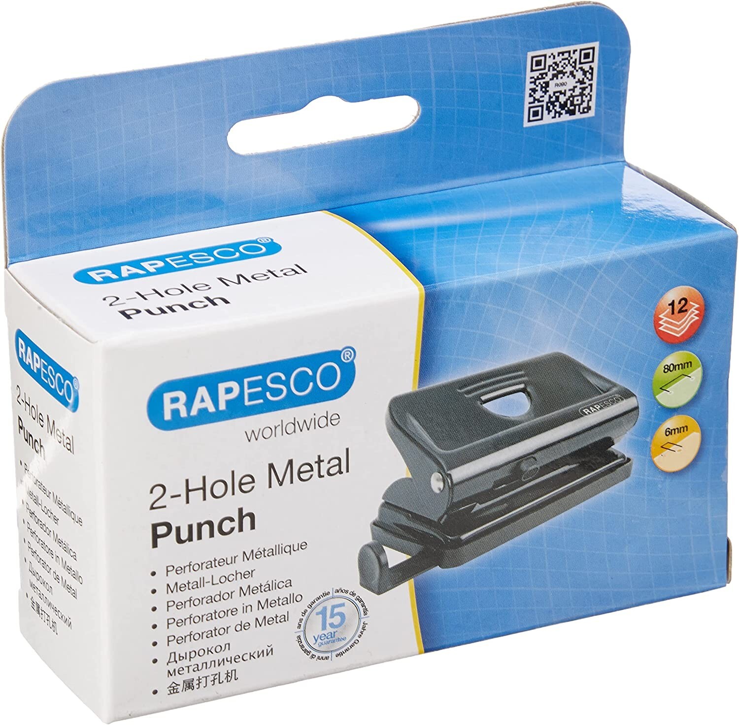 Rapesco Office Paper Hole Punch A4 A5 A6 Desk Metal Puncher 12 Sheet Capacity eBay
