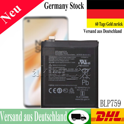 Battery 4510mAh BLP759 Akku für Oneplus 8 Pro One Plus 8pro Cell Phone Battery