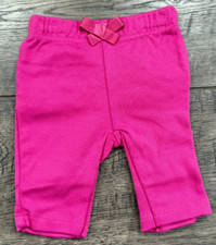 Baby Girl Clothes Nwot Babies R Us Preemie Dark Pink Ruffle Pants