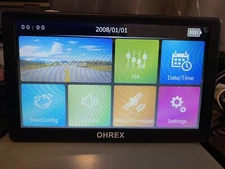 OHREX GPS Navigation for Truck RV Car 7 inch Trucking GPS (Only Monitor Included