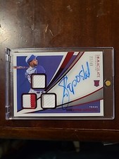 Sherten Apostel Auto /49  2021 Panini Immaculate  Triple Patch SSP Rangers