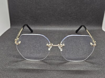 Caviar Collection M 2400 Eyeglasses Frames C 21 Gold Rimless 53-16-130 ...