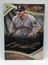 2017 Topps Tier One A.J. Reed Astros Copper Auto SP 21/25