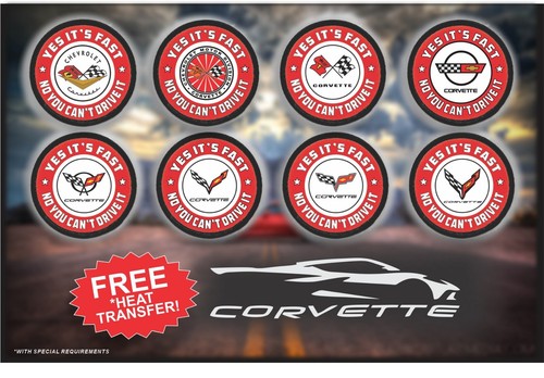 Corvette Emblem Iron-On Patches - All Model Collection - Picture 13 of 13
