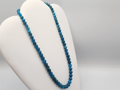 Jay King 925 Blue Apatite Natural Stone Necklace 18" Sterling Silver - Picture 5 of 10