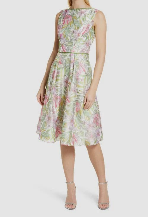 Kay unger fit and flare dress cheap