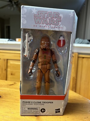 Star Wars Black Series 6-inch Holiday Edition Phase 2 II Clone Trooper ...