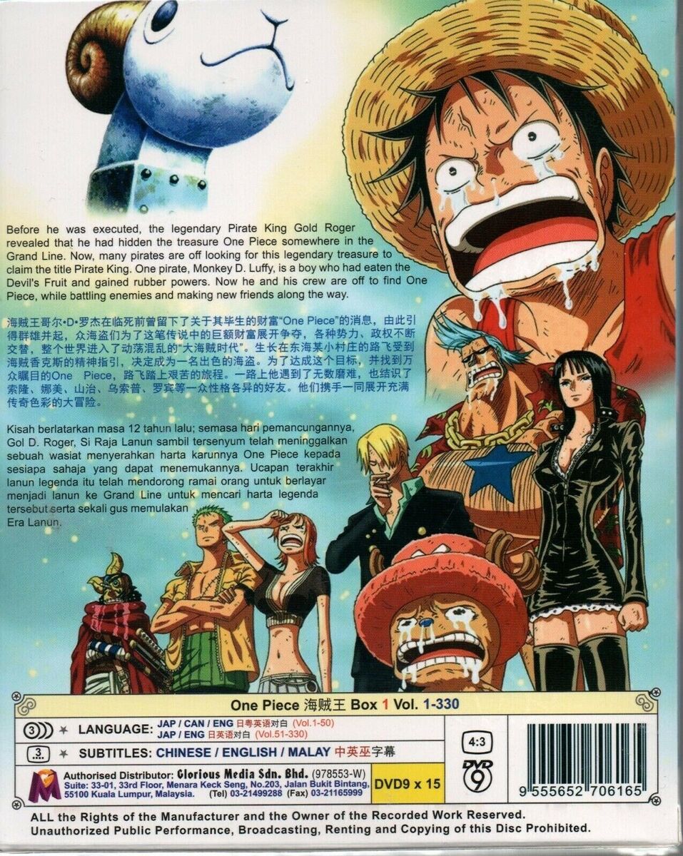 Anime DVD One Piece Box 1-3 Vol.1-1027 + One Piece Film: Movie  1-15+3OVA+13SP