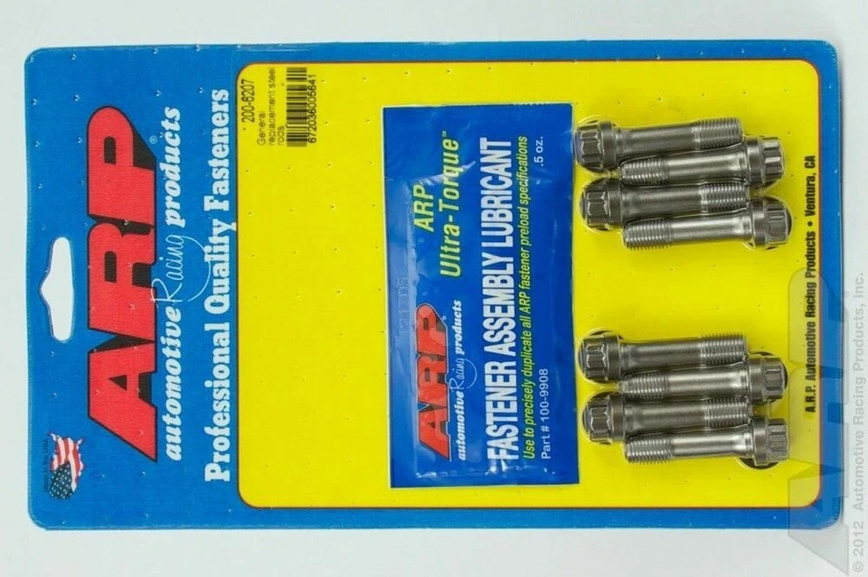 ARP 200-6207 натуральный 3/8» общая замена ARP2000 стержень болт набор - Изображение 2 из 4
