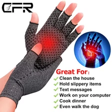 Compression Gloves Arthritis Pain Relief Carpal Tunnel Hand Wrist Brace Support