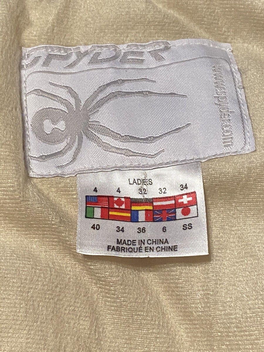 NEW SPYDER PARAMOUNT XT 8000MM BROWN/BLUE SKI JACKET COAT Women Sz