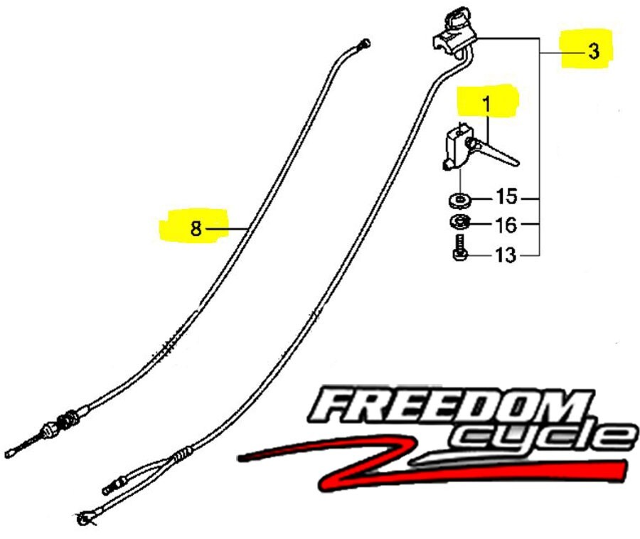 OEM HONDA FG110 FG110K1 ROTOTILLER CLUTCH CABLE STOP SWITCH & THROTTLE LEVER ASY eBay