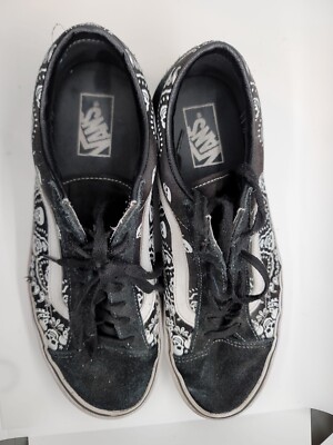 f*a様 VANS Authentic Bandana Black/True W Vans Authentic Shoe - Black Bandana / True White