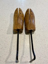 Shoe Tree - Original Wood  Metal Stretcher Pair of 2 Ladies Med 7B - 9A.