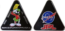 NASA JPL Mars Rover Marvin Martian Challenge Coin 2" t 58