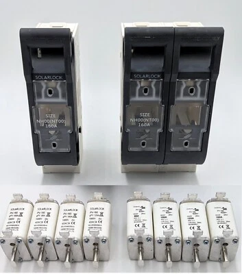 SOLARLOCK Sicherungslasttrennschalter NH00 80A 100A 125A 160A Batterie 51,2V gBat, PV1000V